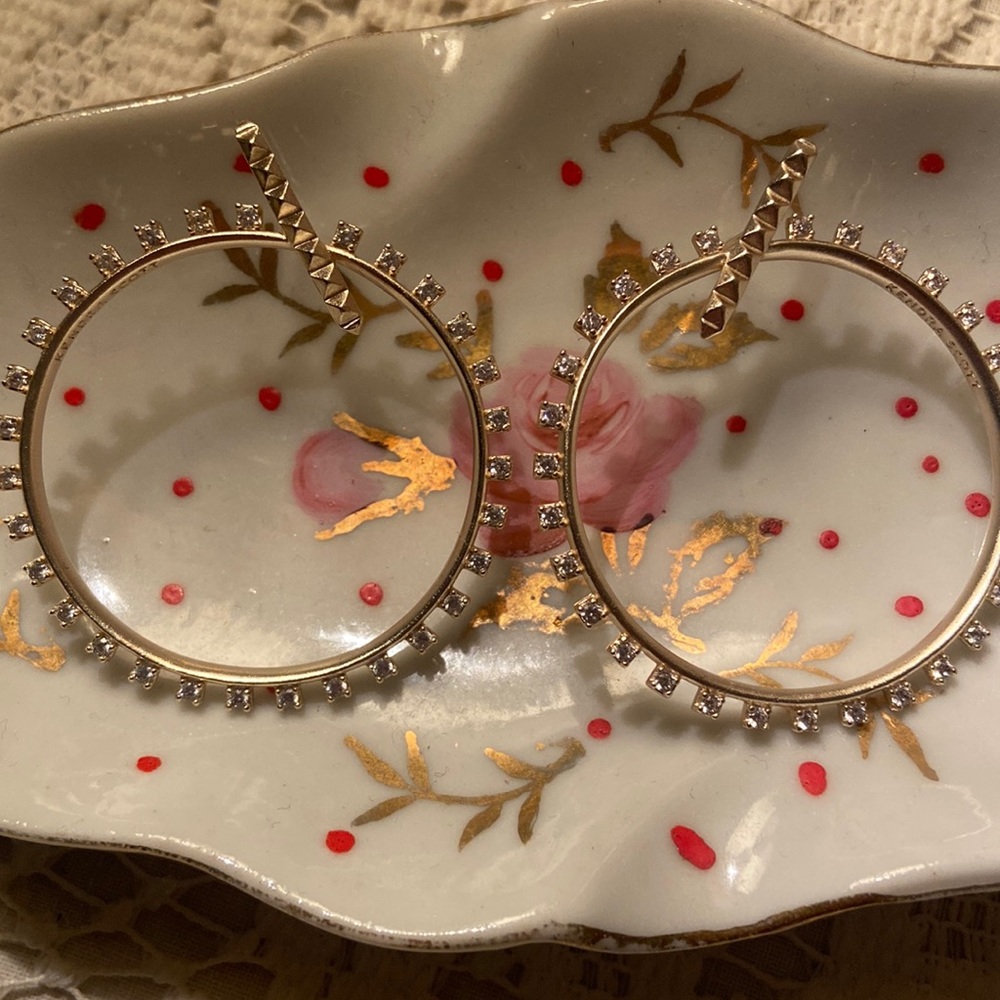 Kendra Scott Charlie Grace Hoops Gold